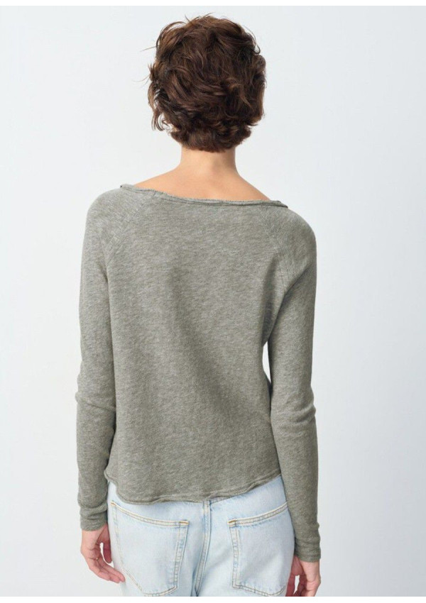 AMERICAN VINTAGE CAMISETA SONOMA ML GRIS