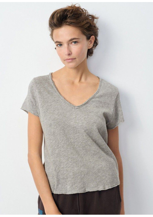 AMERICAN VINTAGE CAMISETA SONOMA PICO MC GRIS AMERICAN VINTAGE CAMISETA SONOMA PICO MC GRIS