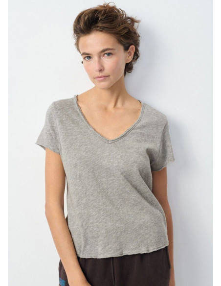 AMERICAN VINTAGE CAMISETA SONOMA PICO MC GRIS AMERICAN VINTAGE CAMISETA SONOMA PICO MC GRIS