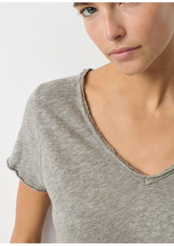 AMERICAN VINTAGE CAMISETA SONOMA PICO MC GRIS AMERICAN VINTAGE CAMISETA SONOMA PICO MC GRIS