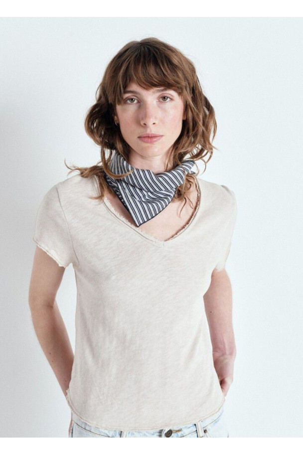 AMERICAN VINTAGE CAMISETA SONOMA PICO MC BEIGE