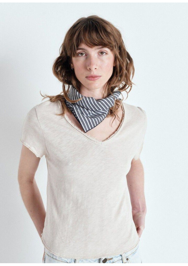 AMERICAN VINTAGE CAMISETA SONOMA PICO MC BEIGE AMERICAN VINTAGE CAMISETA SONOMA PICO MC BEIGE