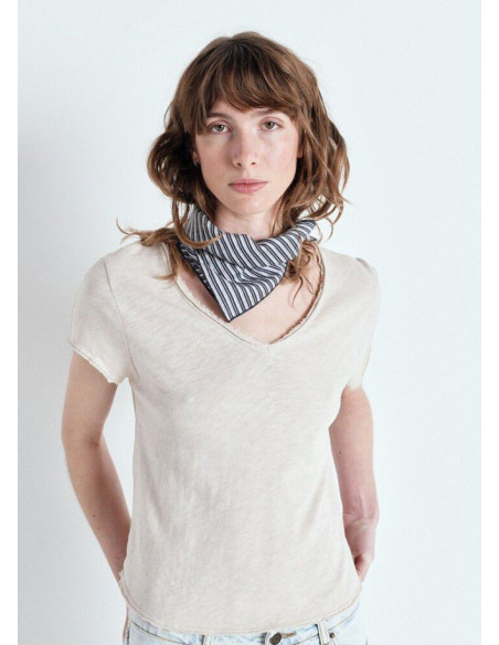 AMERICAN VINTAGE CAMISETA SONOMA PICO MC BEIGE AMERICAN VINTAGE CAMISETA SONOMA PICO MC BEIGE