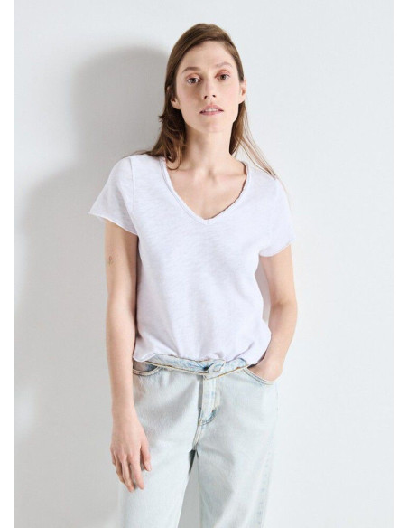 AMERICAN VINTAGE CAMISETA MC SONOMA BLANCA