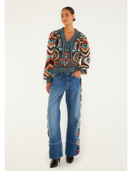 FARM RIO JEANS CROCHET FARM RIO JEANS CROCHET