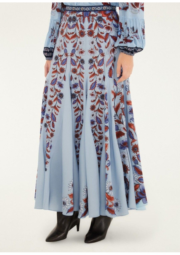 FARM RIO FALDA MAXI MARCELLE AZUL FARM RIO FALDA MAXI MARCELLE AZUL