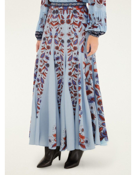 FARM RIO FALDA MAXI MARCELLE AZUL FARM RIO FALDA MAXI MARCELLE AZUL