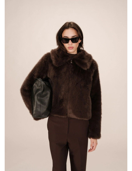 GRACE&MILA CHAQUETA SHONNA CHOCOLATE