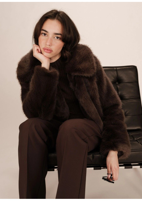 GRACE&MILA CHAQUETA SHONNA CHOCOLATE