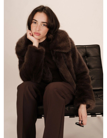 GRACE&MILA CHAQUETA SHONNA CHOCOLATE