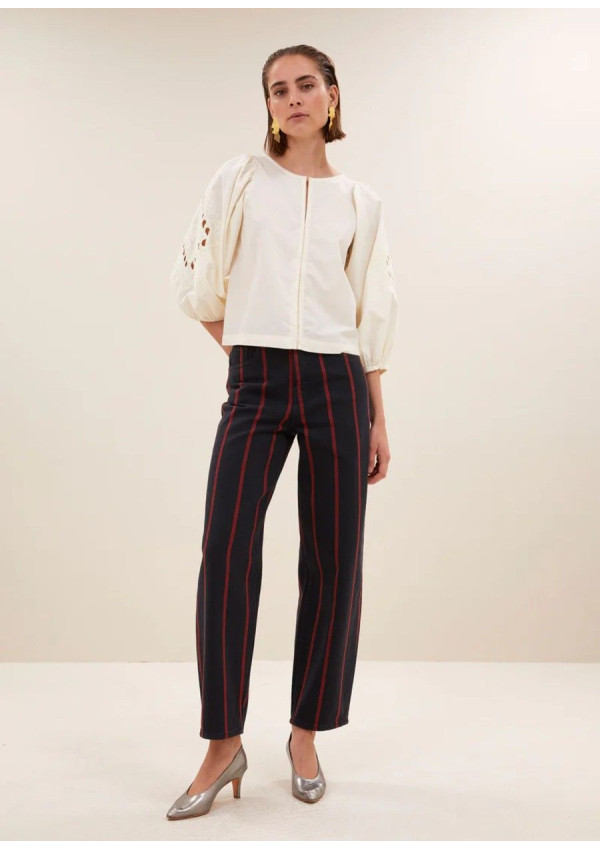 BY-BAR BLUSA RAE BLANCA