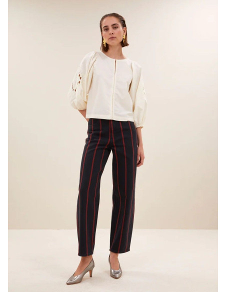 BY-BAR BLUSA RAE BLANCA