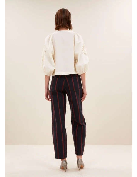 BY-BAR BLUSA RAE BLANCA