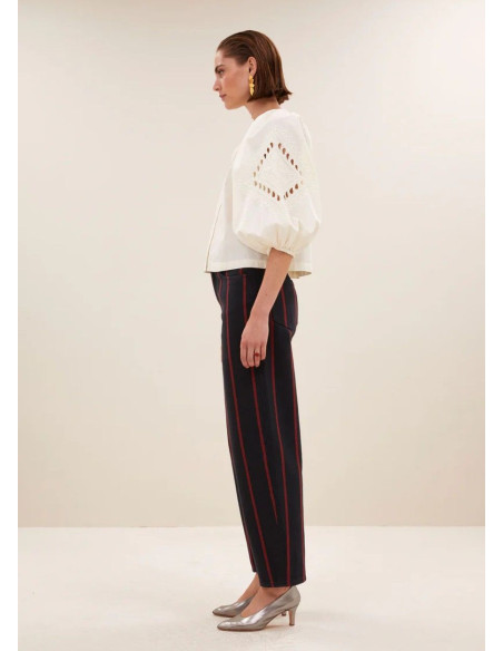 BY-BAR BLUSA RAE BLANCA