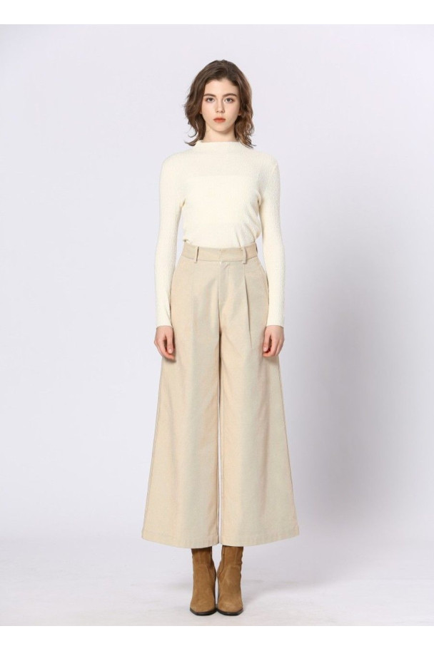 SEE U SOON PANTALON WIDE LEG YELLOW