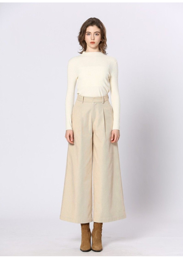 SEE U SOON PANTALON WIDE LEG YELLOW