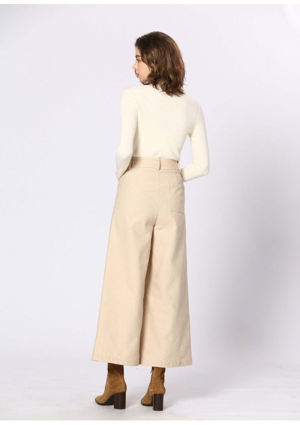 SEE U SOON PANTALON WIDE LEG YELLOW