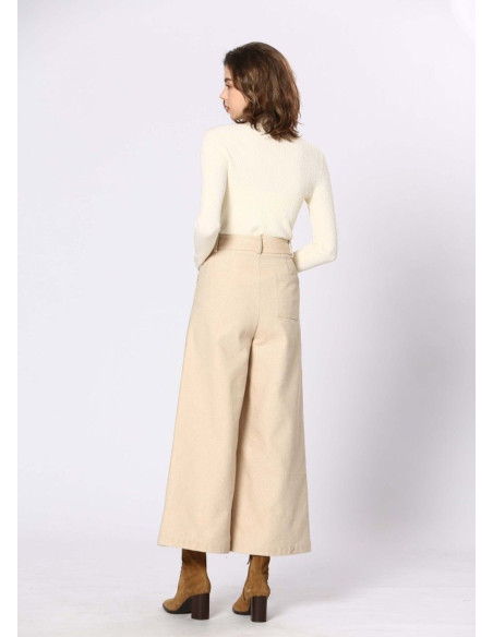 SEE U SOON PANTALON WIDE LEG YELLOW