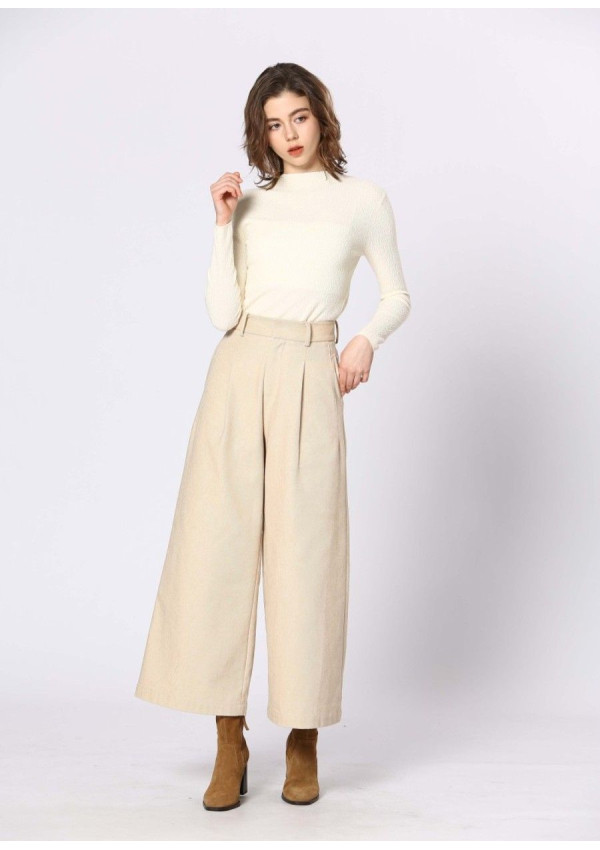 SEE U SOON PANTALON WIDE LEG YELLOW