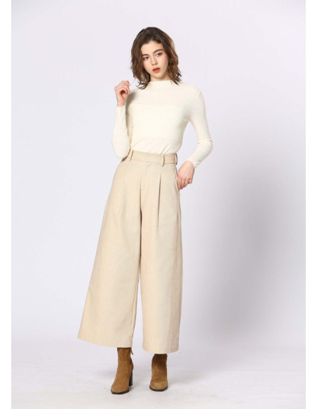 SEE U SOON PANTALON WIDE LEG YELLOW