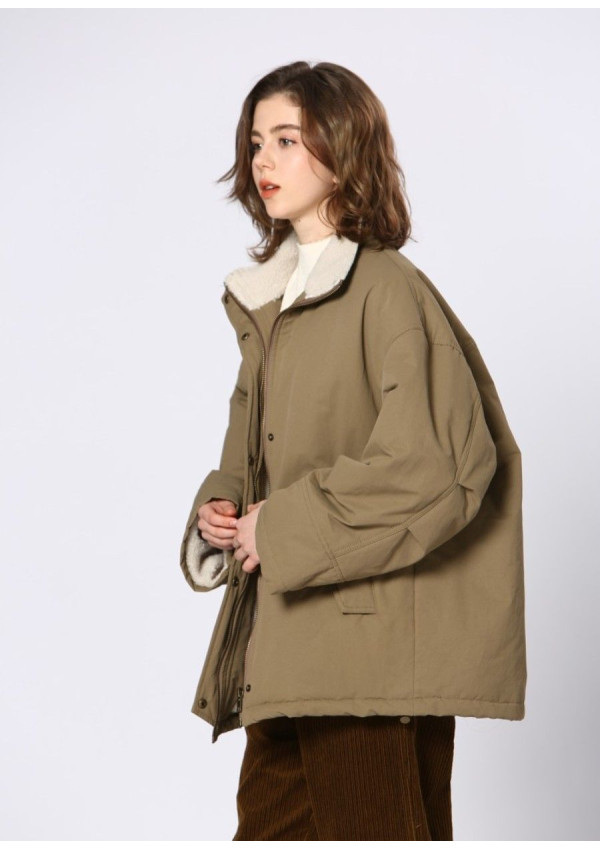 SEE U SOON CHAQUETON KAKI BORREGO