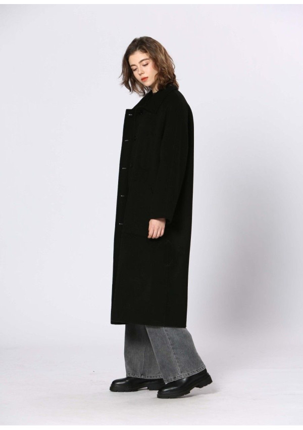 SEE U SOON ABRIGO NEGRO