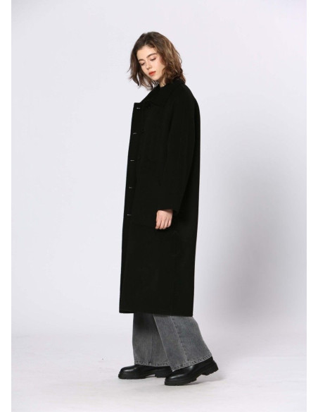 SEE U SOON ABRIGO NEGRO