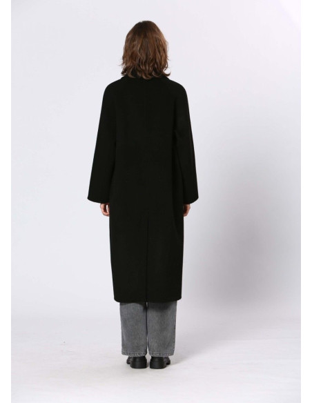 SEE U SOON ABRIGO NEGRO