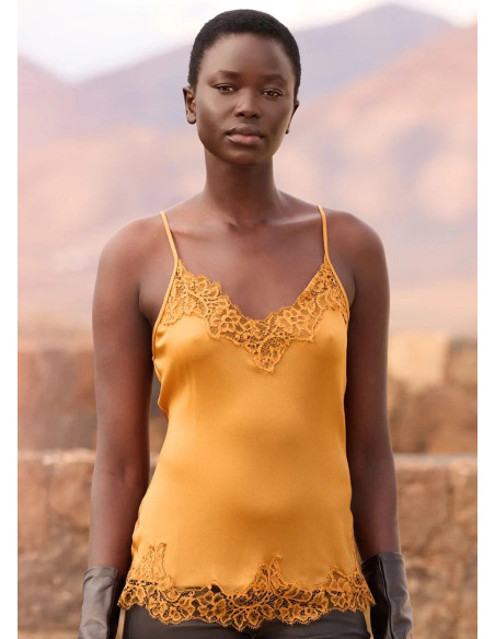 MES DEMOISELLES TOP BLAVIA OCRE