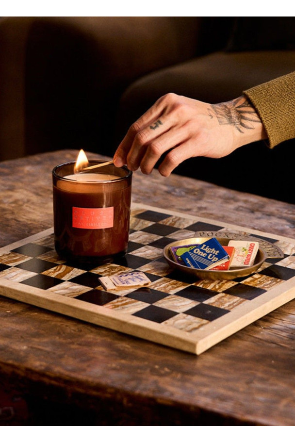 P.F CANDLE VELA PLUSH VETIVER