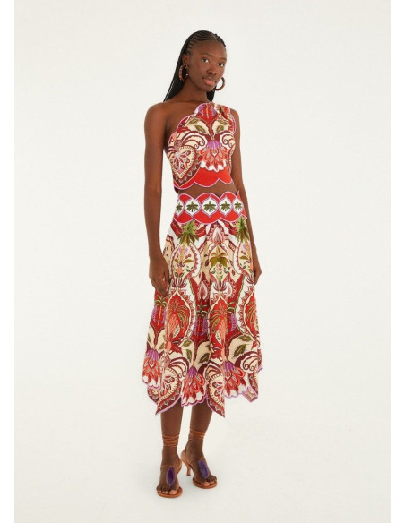 FARM RIO FALDA ODARA RED