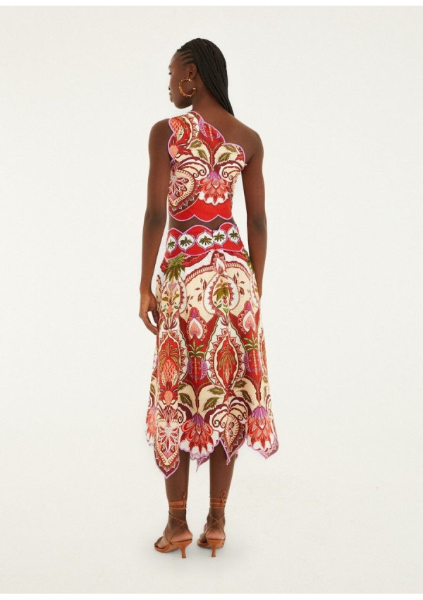 FARM RIO FALDA ODARA RED