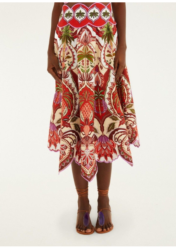 FARM RIO FALDA ODARA RED