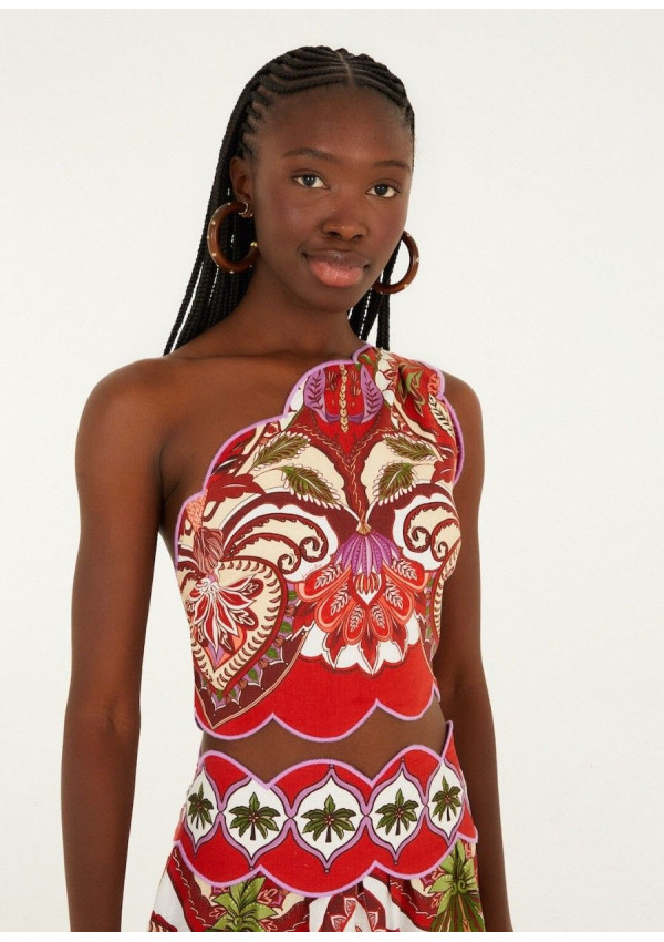 FARM RIO TOP ODARA RED