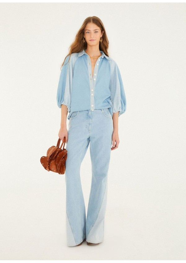 FARM RIO CAMISA BICOLOR