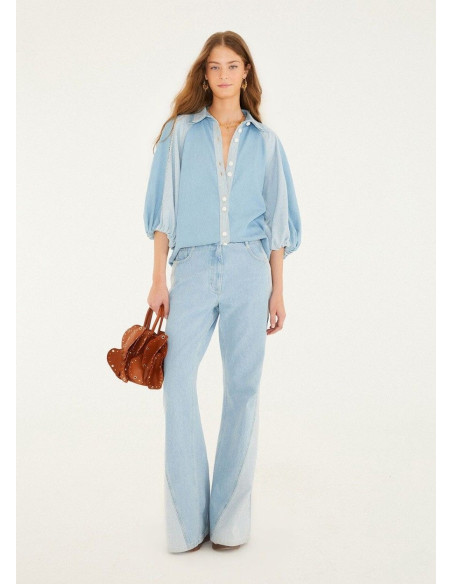 FARM RIO CAMISA BICOLOR