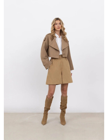 URBANCODE GABARDINA CORTA CARAMELO