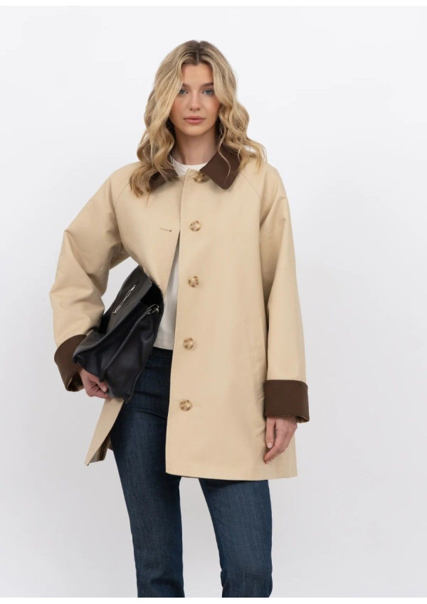 URBANCODE CHAQUETA LARGA VANILLA