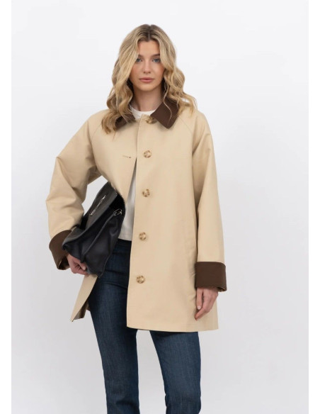 URBANCODE CHAQUETA LARGA VANILLA