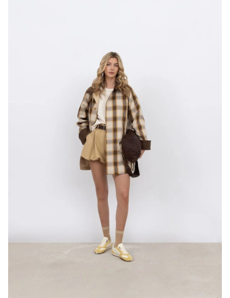 URBANCODE CHAQUETA LARGA VANILLA