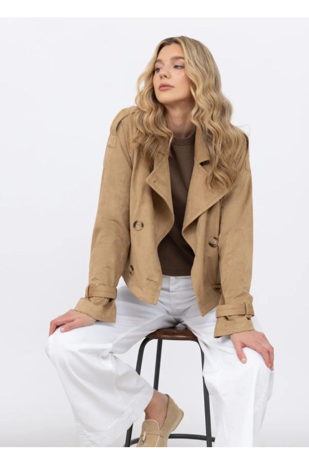 URBANCODE CHAQUETA SUEDE BISCUIT