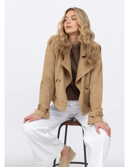 URBANCODE CHAQUETA SUEDE BISCUIT