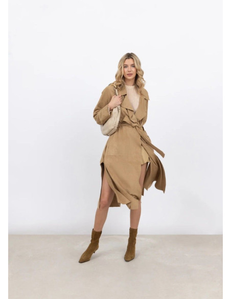 URBANCODE TRENCH SUEDE BISCUIT