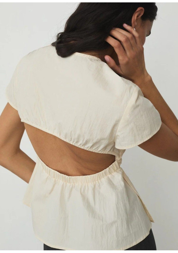 LAAGAM TOP RAVEN BLANCO