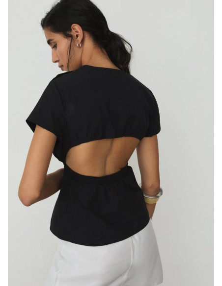 LAAGAM TOP RAVEN NEGRO