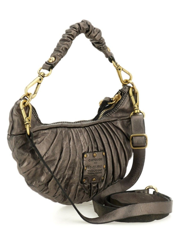 CAMPOMAGGI BOLSO LUNA METALIZADO