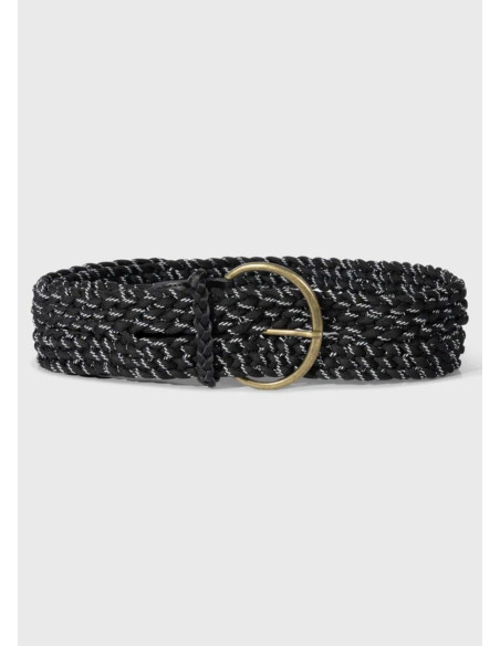 10 DAYS BRAIDED BELT BLACK