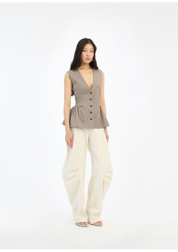 ROTATE PANTALONES LINEN SUITING