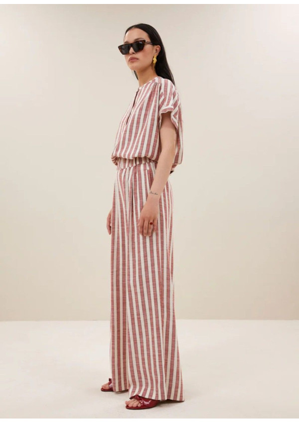 BY-BAR PANTALON BENJI STRIPE