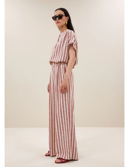 BY-BAR PANTALON BENJI STRIPE